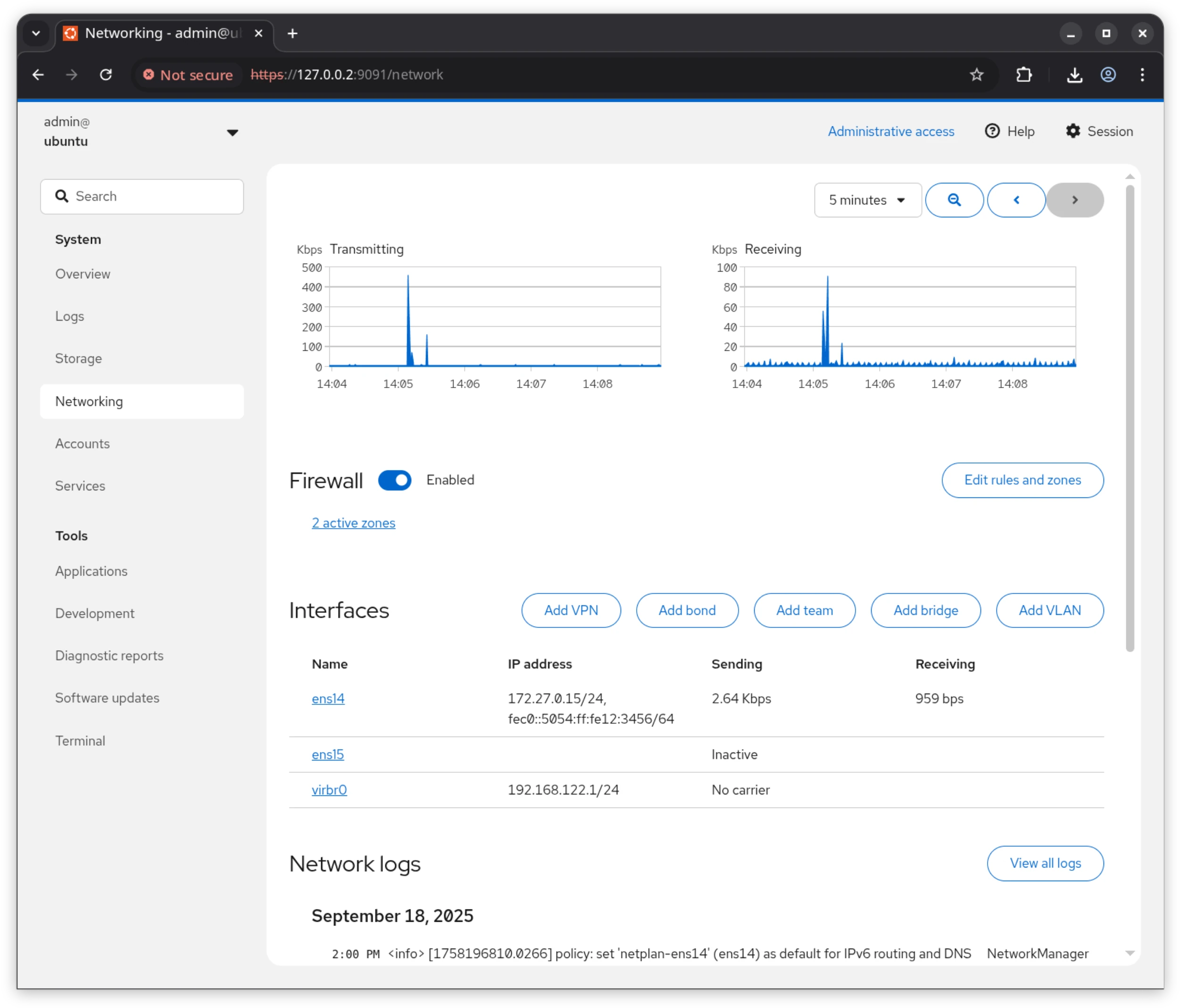Manage your network Manage your network