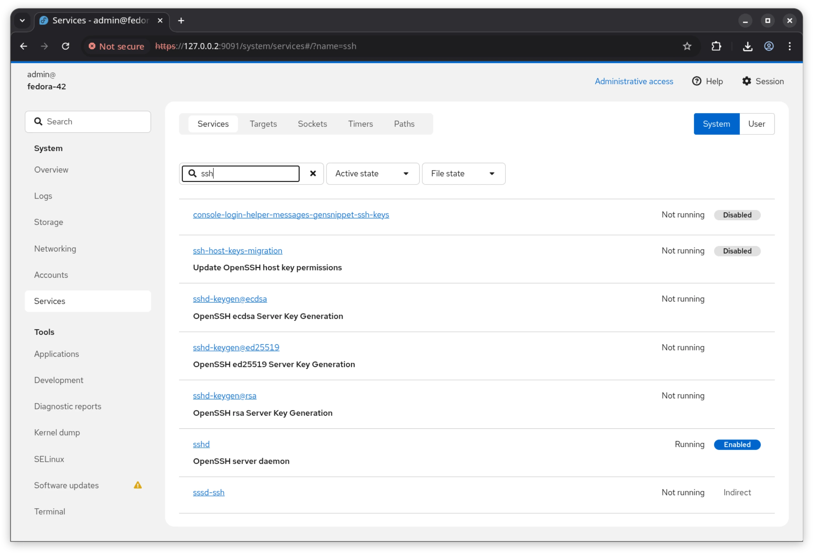 See system services See system services
